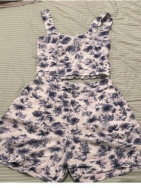 Abercrombie & Fitch Linen short set